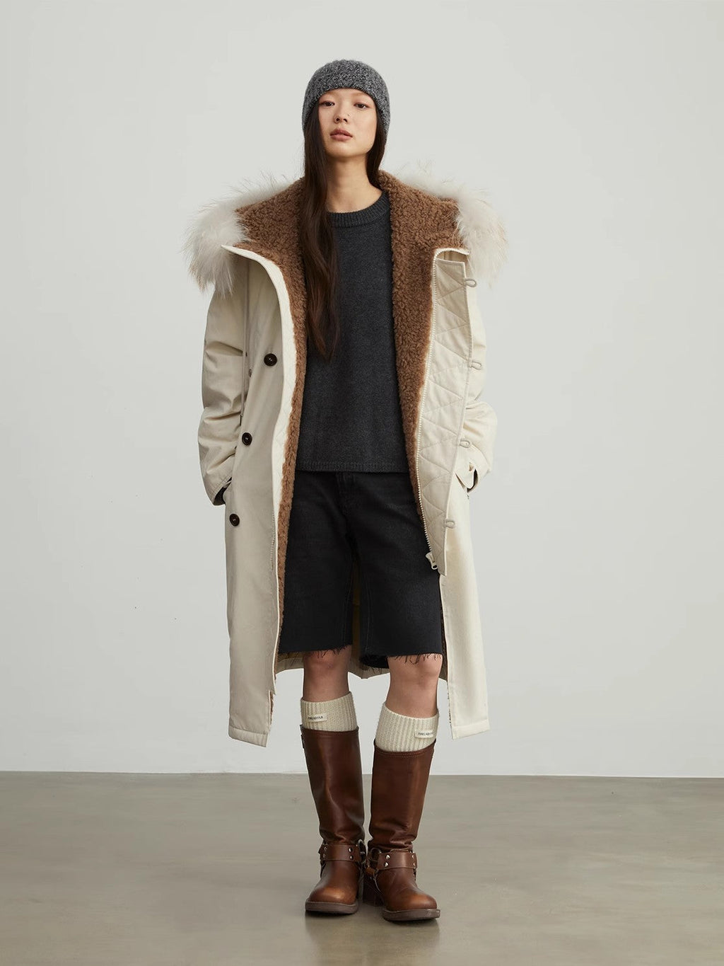 Parka longue d'hiver Nid de Lune