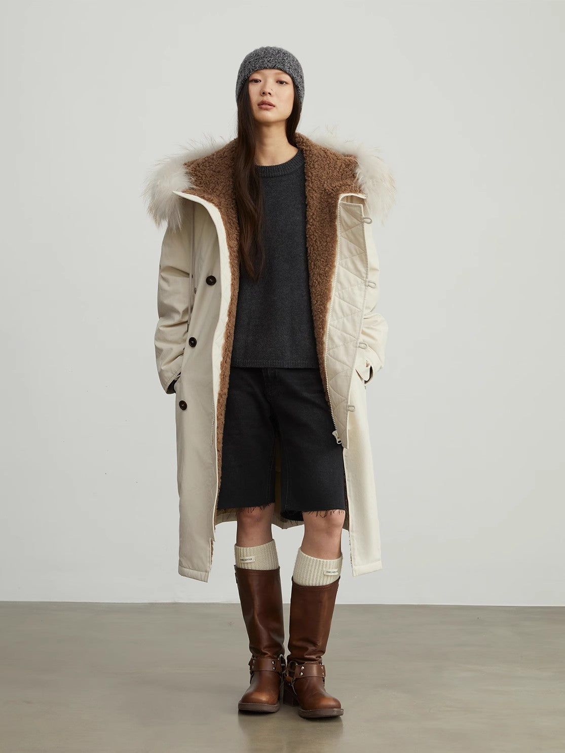 Parka longue d'hiver Nid de Lune