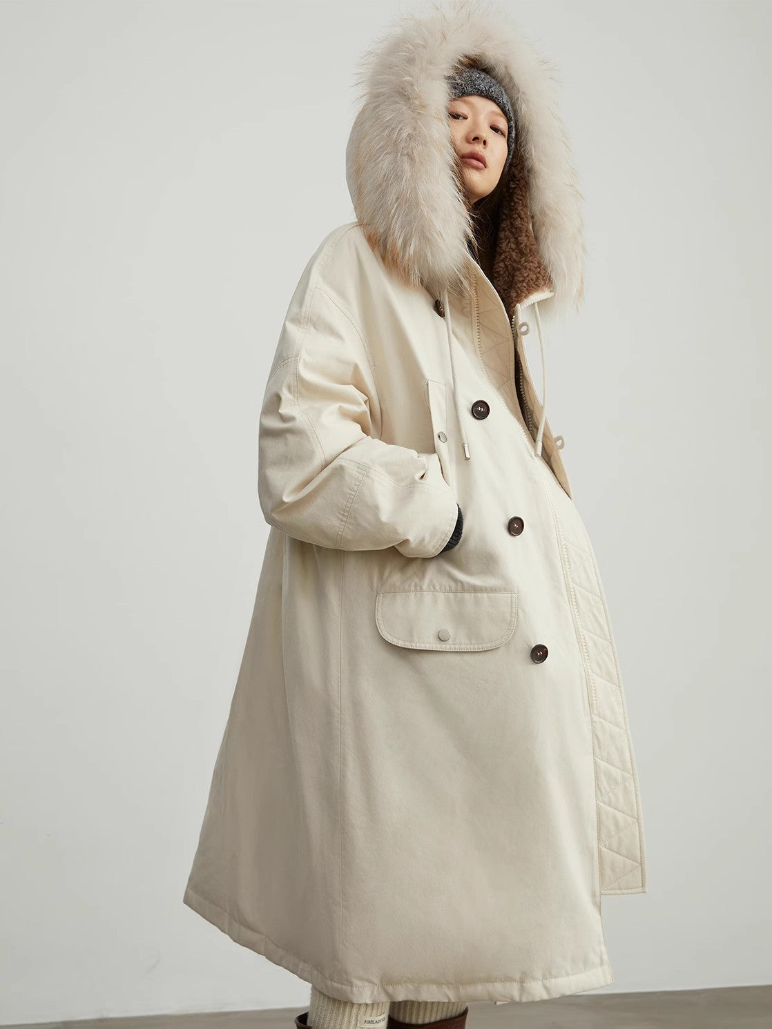 Parka longue d'hiver Nid de Lune