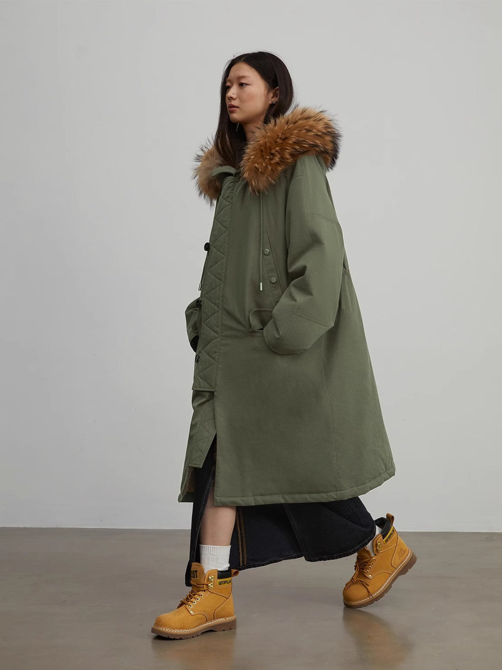 Parka longue d'hiver Nid de Lune