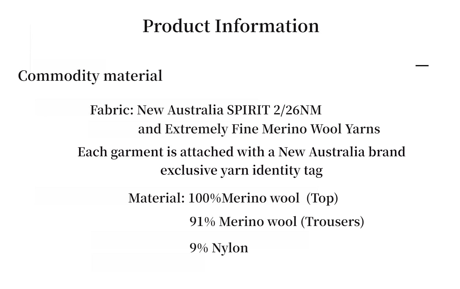 Ensemble en Laine Mérinos Douce