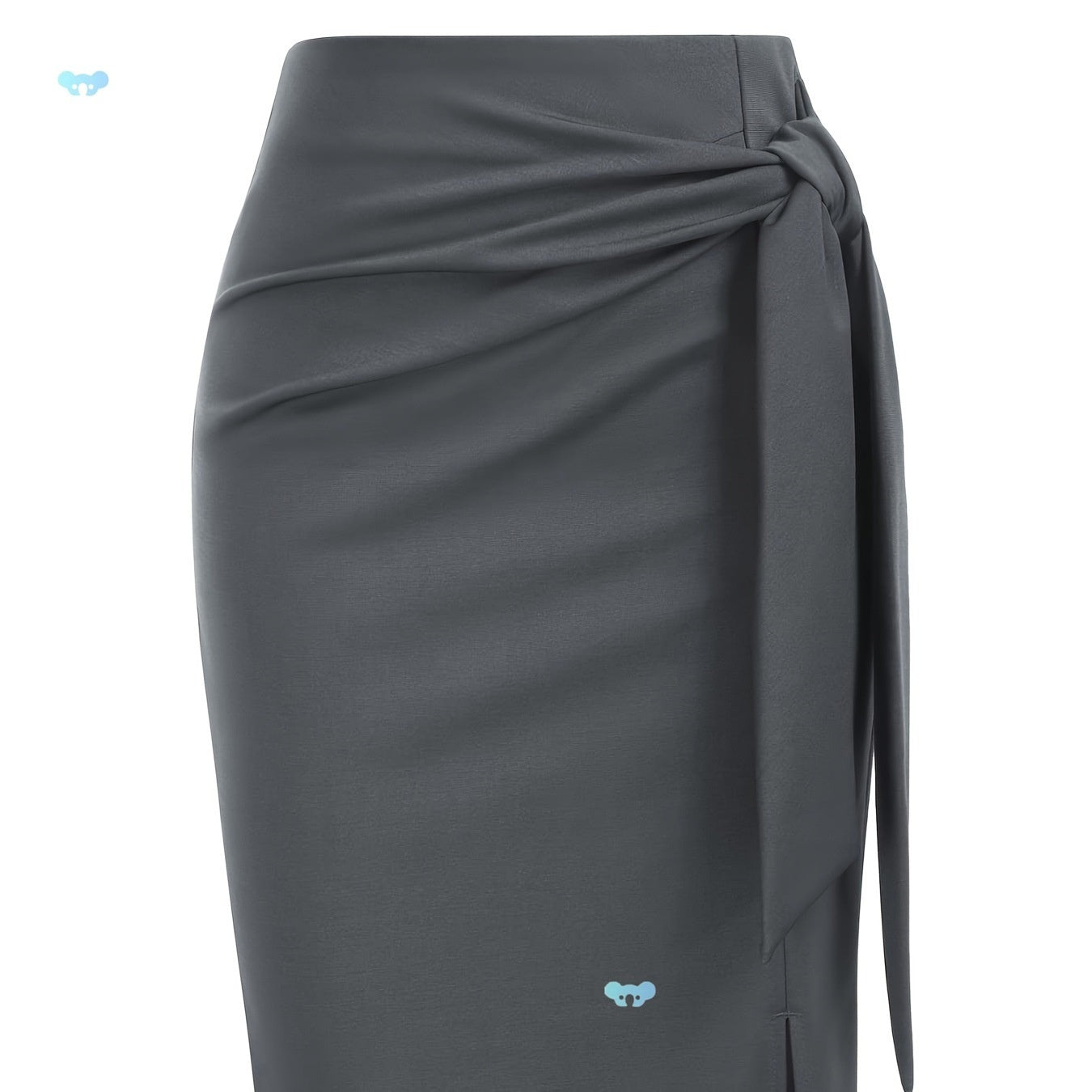 Jupe Femme Midi Chenille Taille Moyenne Couleur Unie Vintage CJdropshipping