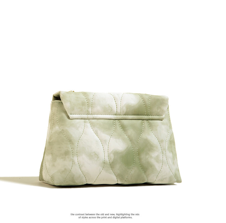 Sac Femme Carré Chaîne Cuir Synthétique Dégradé Cadenas Chic CJdropshipping