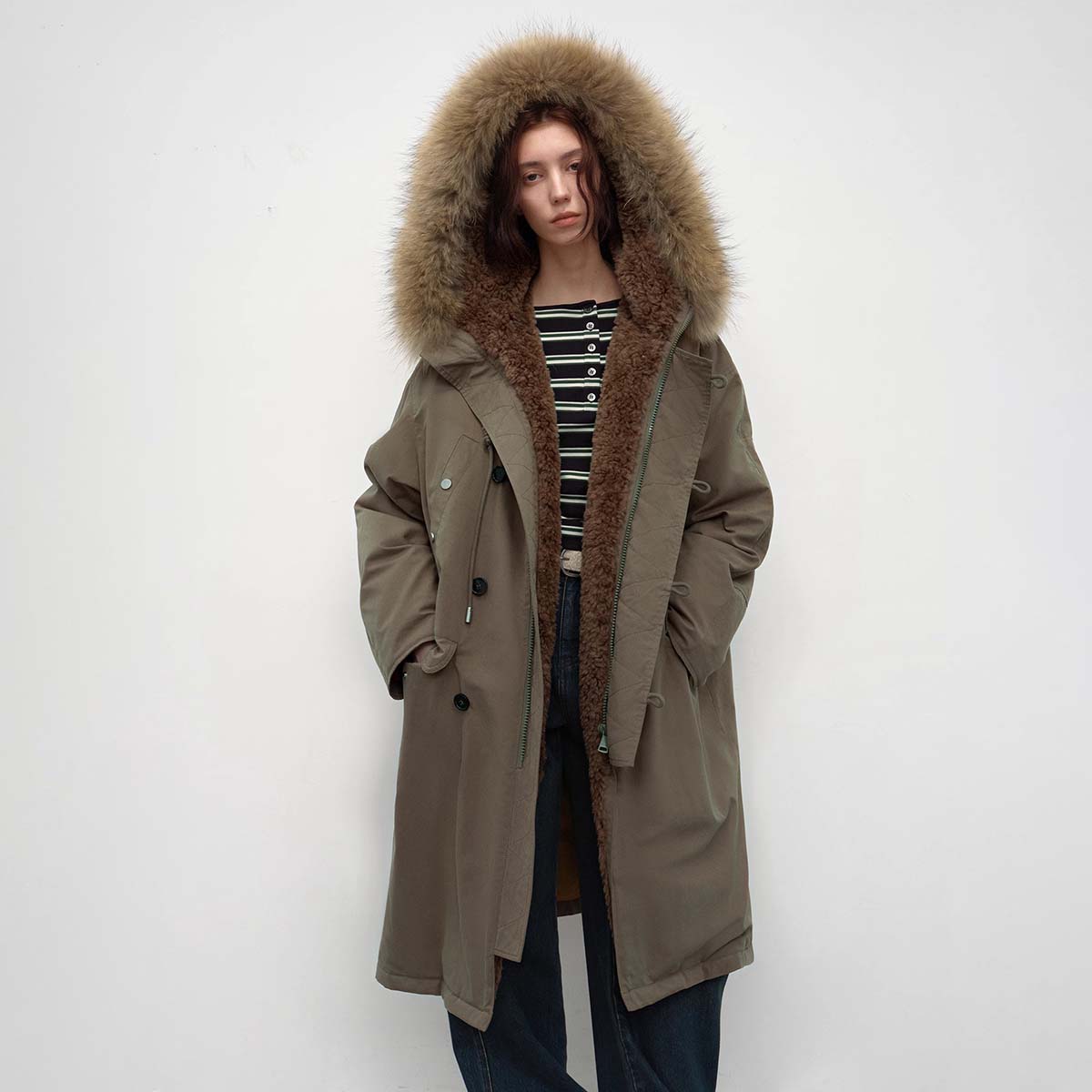 Parka longue d'hiver Nid de Lune