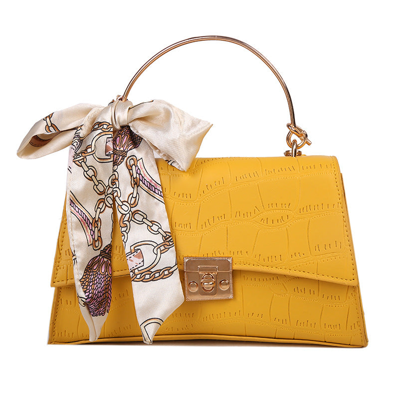 Sac Femme Bandoulière Cuir Synthétique Motif Crocodile Compact CJdropshipping