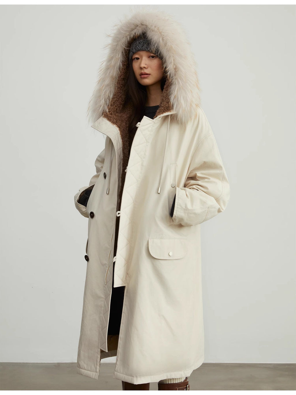 Parka longue d'hiver Nid de Lune