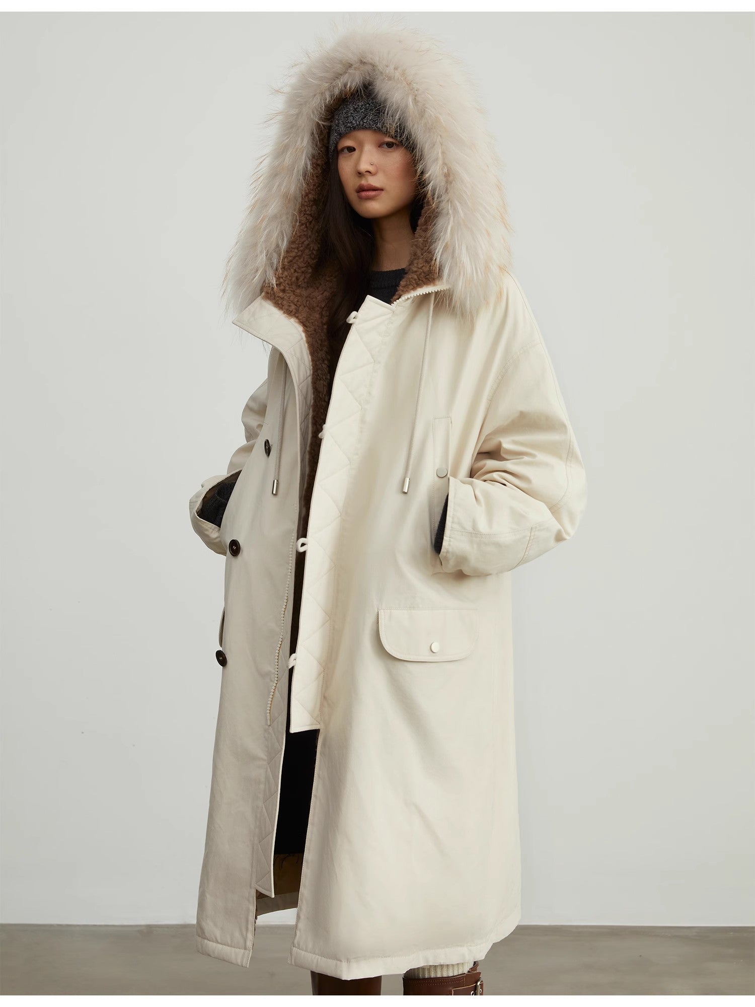 Parka longue d'hiver Nid de Lune