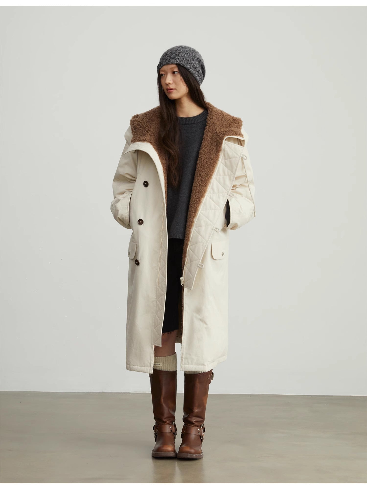 Parka longue d'hiver Nid de Lune