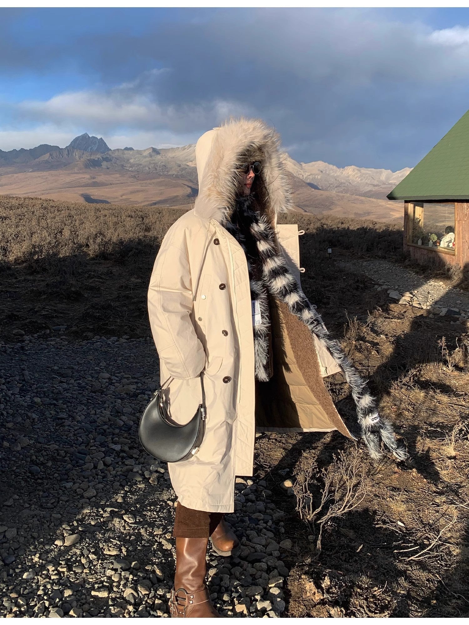 Parka longue d'hiver Nid de Lune