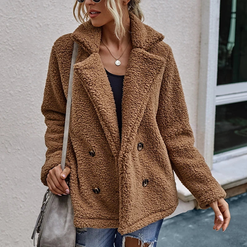 Manteau Hiver en Fausse Fourrure “Teddy”