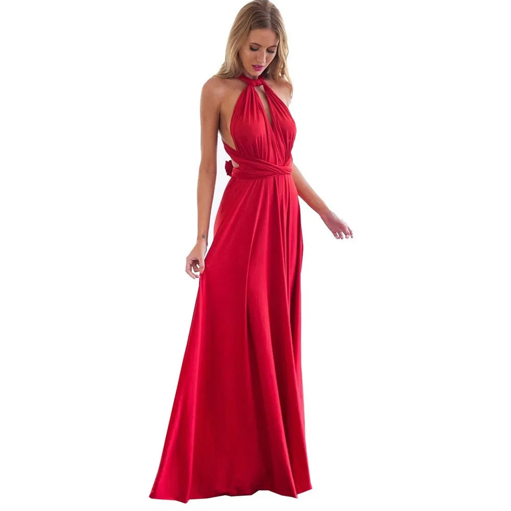 Robe Longue Convertible Multi-Façons