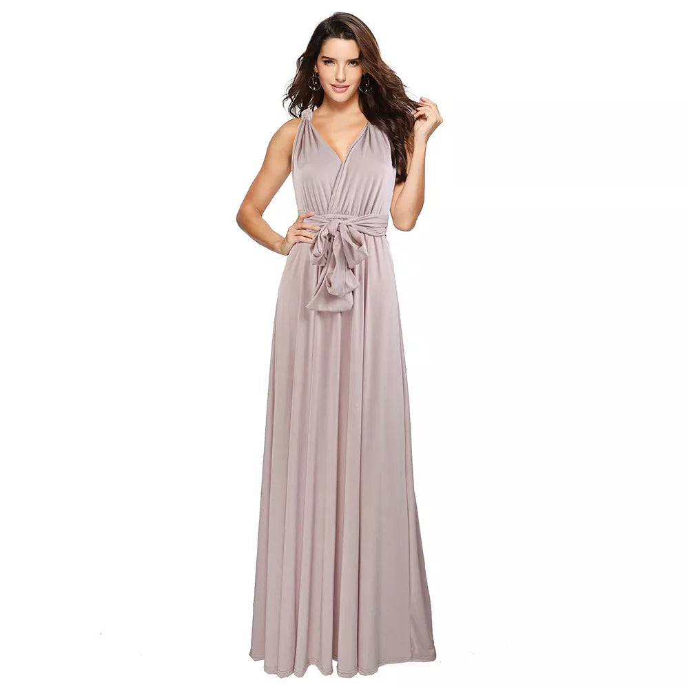 Robe Longue Convertible Multi-Façons