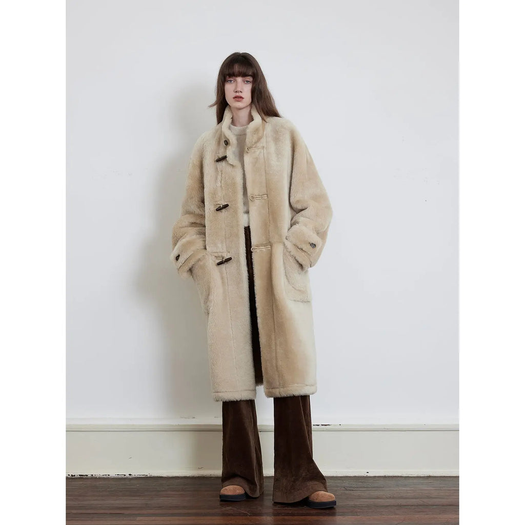 Manteau Long en Peau de Mouton “Dreamer” Nid de Lune
