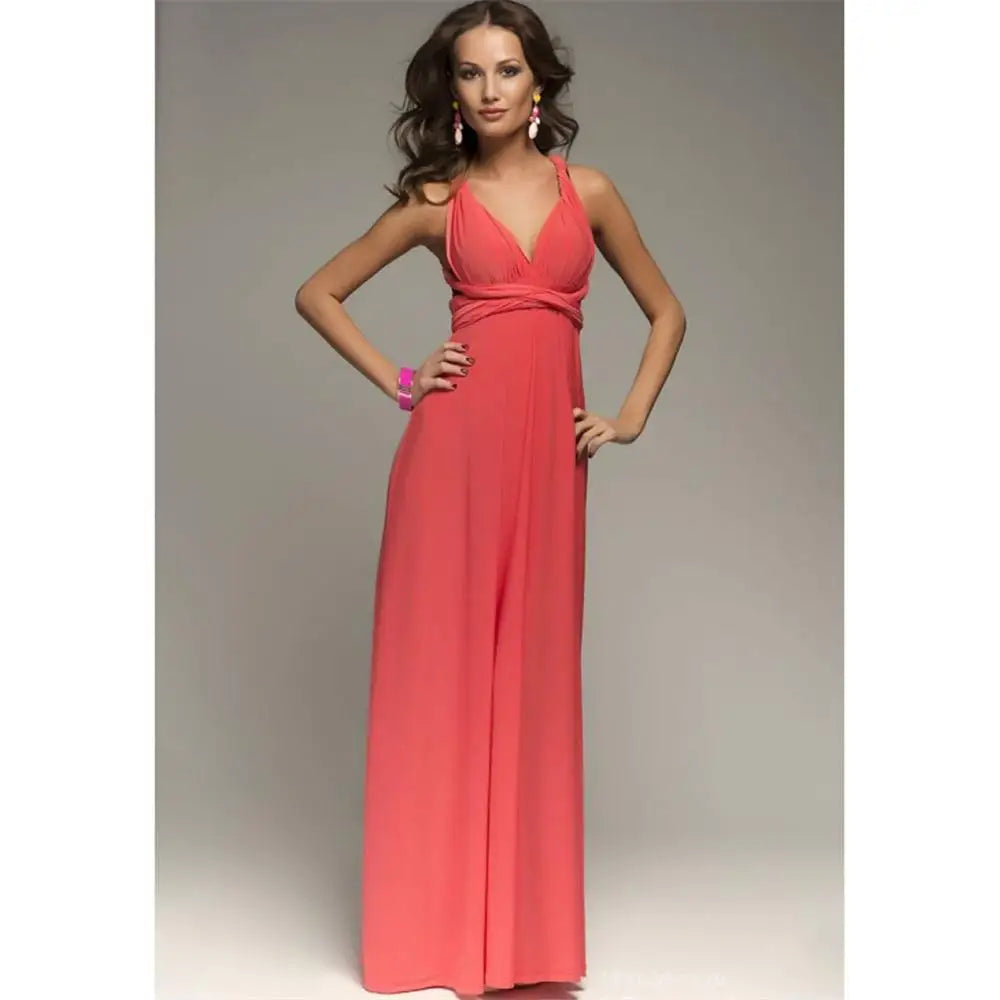 Robe Longue Convertible Multi-Façons