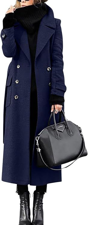 Manteau Femme Laine Épais Long Élégant CJdropshipping