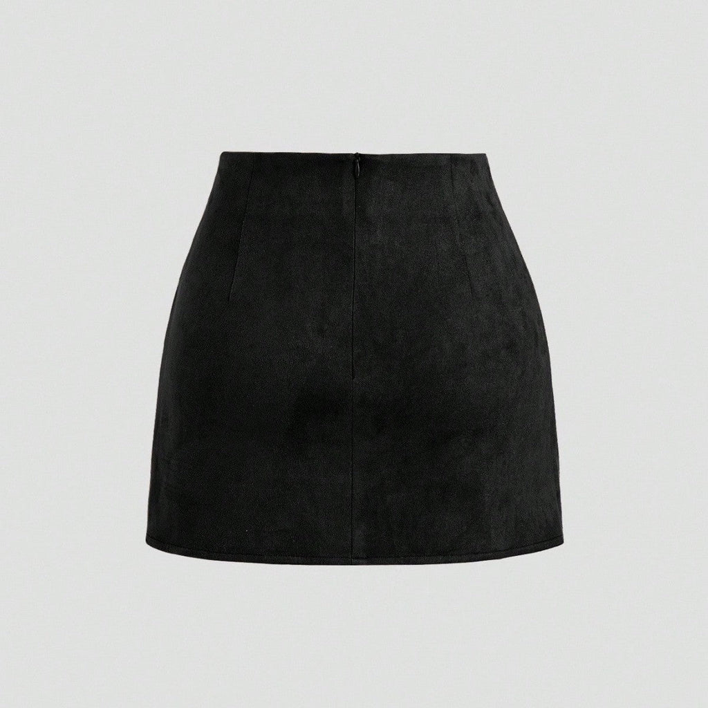 Jupe Femme Mini Rétro Rivets Franges Polyester CJdropshipping