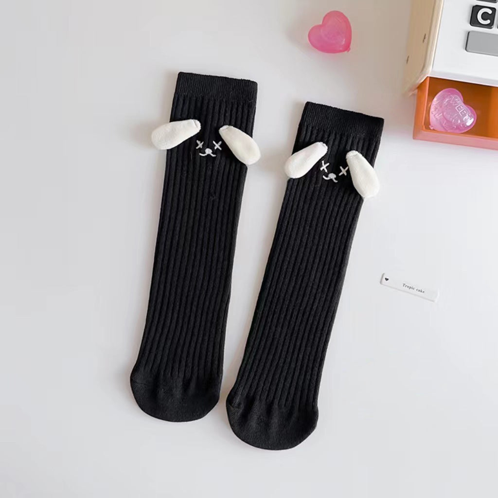 Chaussettes Hautes Bébé & Maman – Design Oreilles de Chien Confortables