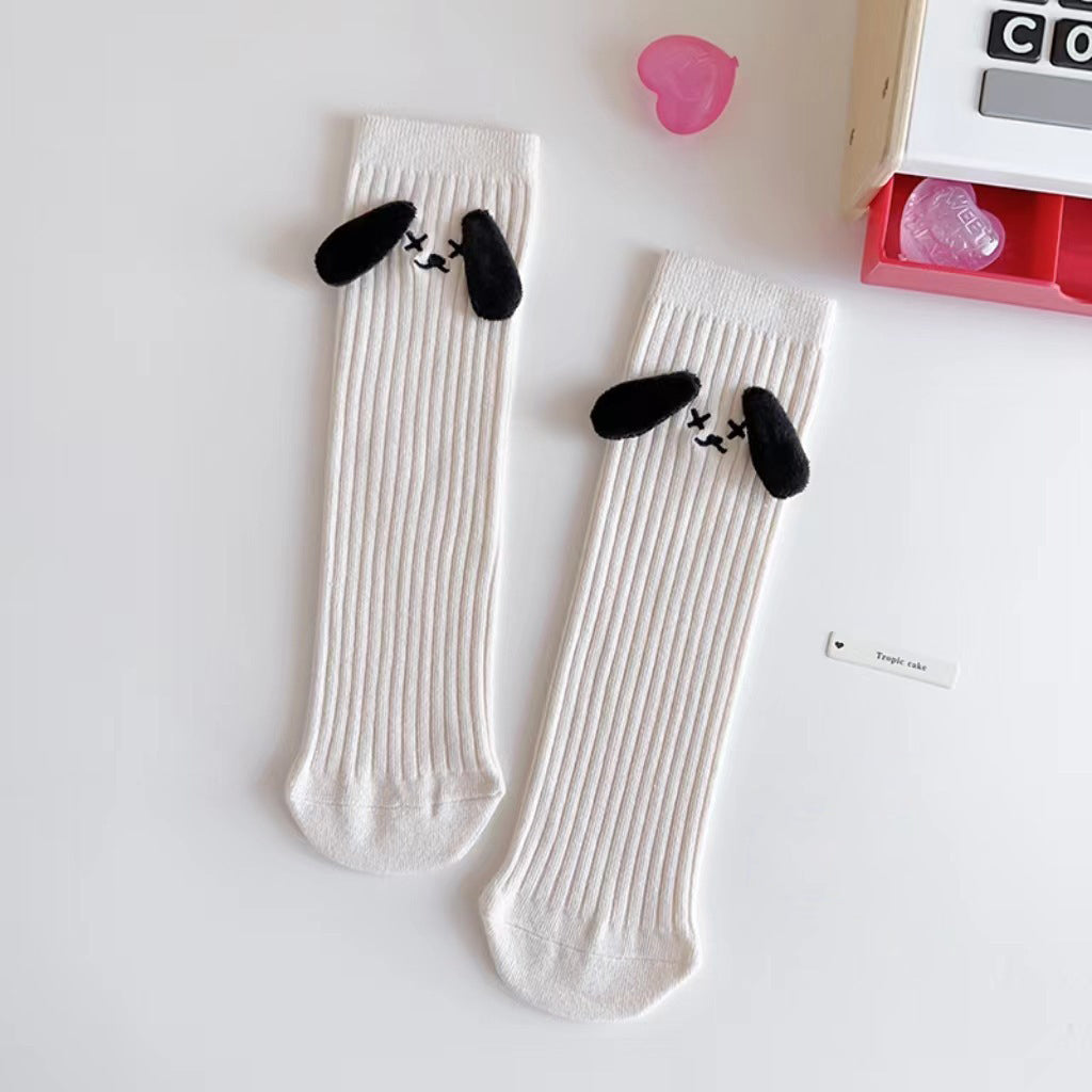 Chaussettes Hautes Bébé & Maman – Design Oreilles de Chien Confortables