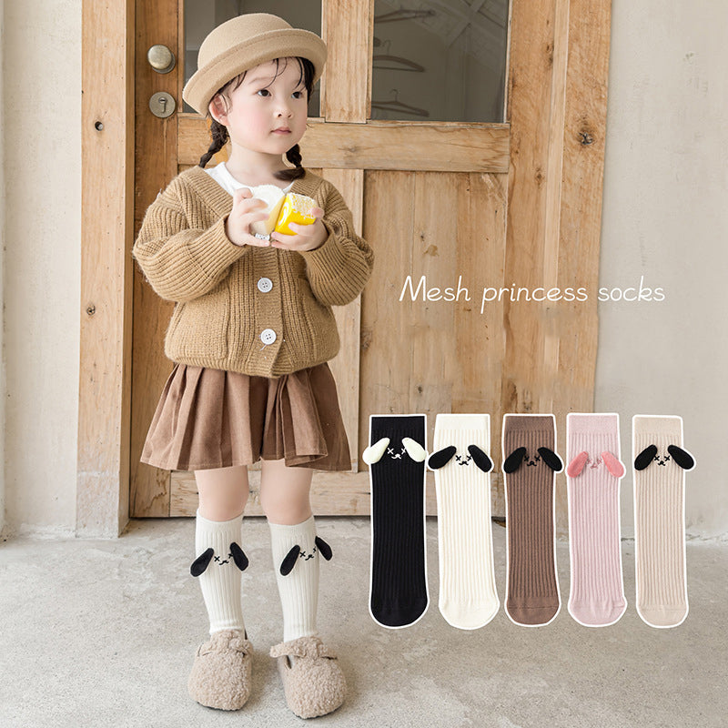 Chaussettes Hautes Bébé & Maman – Design Oreilles de Chien Confortables